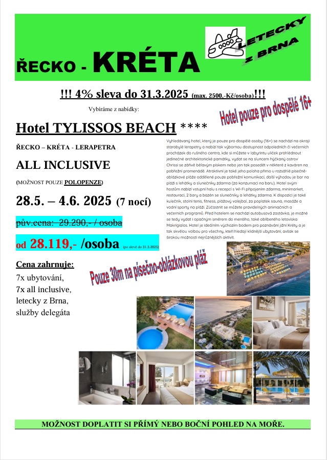 KRÉTA - TYLISSOS BEACH